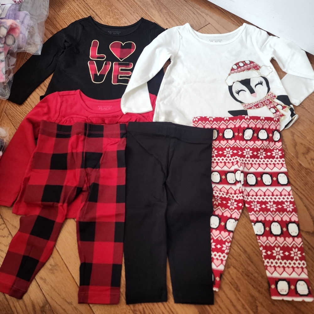 *nd NWT The Children's Place 12-18 Months 6pc baby girls winter outfit bundle